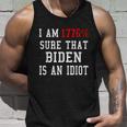 I Am 1776 Sure That Biden Is An Idiot V2 Unisex Tank Top Gifts for Him