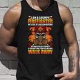 I Am A Grumpy Firefighter My Level Of Sarcarsm Depends Thin Red Line Unisex Tank Top Gifts for Him