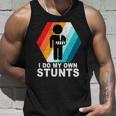 I Do My Own Stunts Retro Funny Meme Unisex Tank Top Gifts for Him