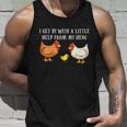 I Get By With A Little Help From My Hens Chicken Lovers Tshirt Unisex Tank Top Gifts for Him