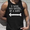 I Love My Witch Wife Halloween- His And Hers Unisex Tank Top Gifts for Him
