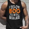 I Put The Boo In Boujee Happy Halloween Unisex Tank Top Gifts for Him