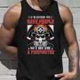 I Wanted To Save People So I Becgame A Firefighter Unisex Tank Top Gifts for Him