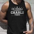 Im Charli Doing Charli Things Unisex Tank Top Gifts for Him