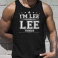 Im Lee Doing Lee Things Unisex Tank Top Gifts for Him