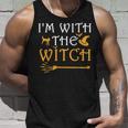 Im With The Witch Funny Halloween Costume Couples Unisex Tank Top Gifts for Him