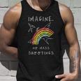 Imagine No Mass Shooting End Gun Violence Orange Gun Control Unisex Tank Top Gifts for Him