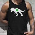 Irish Clover T-Rex Tshirt Unisex Tank Top Gifts for Him