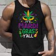 Its Mardi Gras Yall Mardi Gras Party Mask Costume Men Women Tank Top Graphic Print Unisex Gifts for Him