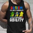 Its Not A Disability Ability Autism Dinosaur Dabbing Tshirt Unisex Tank Top Gifts for Him