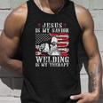 Jesus Is My Savior Welding Christian For 4Th Of July Unisex Tank Top Gifts for Him