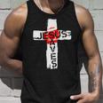 Jesus Saves V2 Unisex Tank Top Gifts for Him