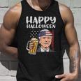 Joe Biden Us Flag Happy Halloween Funny Patriotic Men Women Unisex Tank Top Gifts for Him