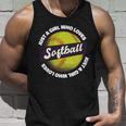 Just A Girl Who Loves Softball Unisex Tank Top Gifts for Him