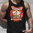 Kawaii Corgi Ramen Cute Japanese Manga Anime For Dog Lovers V2 Men Women Tank Top Graphic Print Unisex Gifts for Him
