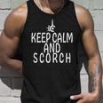 Keep Calm And Scorch Ff14 Red Mage Unisex Tank Top Gifts for Him