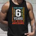 Kids 6Th Birthday 6 Years Old Vintage Retro 72 Months Unisex Tank Top Gifts for Him