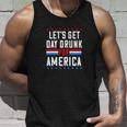 Let’S Get Day Drunk For America Funny 4Thof July Unisex Tank Top Gifts for Him