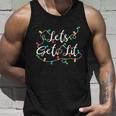 Lets Get Lit Funny Gift Funny Xmas Holidays Christmas Gift Unisex Tank Top Gifts for Him