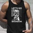 Lets Go Brandon Conservative Anti Liberal Us Flag Unisex Tank Top Gifts for Him