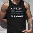 Lets Go Brandon Shirt Thin Blue Line Us Flag Unisex Tank Top Gifts for Him
