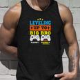 Leveling Up To Big Bro 2023 Pregnancy Announcement Funny Unisex Tank Top Gifts for Him