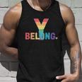 Lgbt Pride Funny Gift Lgbtq Flag Gay Pride Month You Belong Cool Gift Unisex Tank Top Gifts for Him