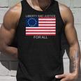 Womens Liberty And Justice For All Betsy Ross Flag American Pride Tank Top Gifts for Him
