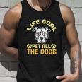 Life Goal Pet All The Dogs Nft Puppy Face Unisex Tank Top Gifts for Him