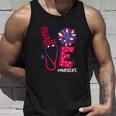 Love Heart Stethoscope Nurse Life Funny 4Th Of July Unisex Tank Top Gifts for Him