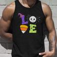 Love Witch Hat Halloween Quote Unisex Tank Top Gifts for Him