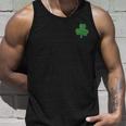 Lucky Shamrock St Patricks Day Graphic Design Printed Casual Daily Basic Unisex Tank Top Gifts for Him