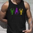 Mardi Gras Crawfish Jester Hat Bead Tee New Orleans Gifts Unisex Tank Top Gifts for Him