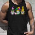 Mardi Gras Gnomes Holding Mask Love Mardi Gras Gnome Men Women Tank Top Graphic Print Unisex Gifts for Him