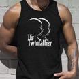 Mens The Twinfather Funny Father Of Twin Dad Gift Unisex Tank Top Gifts for Him