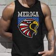 Merica 4Th Of July American Flag Bald Eagle Mullet 4Th July Gift Unisex Tank Top Gifts for Him