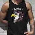 Merica Funny Gift Funny Eagle Mullet Funny Gift 4Th Of July Funny Gift Patriotic Unisex Tank Top Gifts for Him