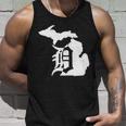 Michigan Mitten Old English D Detroit Tshirt Unisex Tank Top Gifts for Him