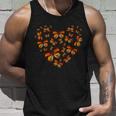 Monarch Butterfly Heart Unisex Tank Top Gifts for Him
