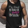 My Class Is Full Of Sweet Hearts Teacher Life V2 Unisex Tank Top Gifts for Him