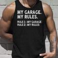 My Garage My Rules - Rule 1 My Garage Rule 2 My Rules Unisex Tank Top Gifts for Him