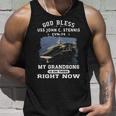 My Grandsons Is On Uss John C Stennis Cvn 74 Cvn Unisex Tank Top Gifts for Him