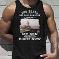 My Son Is On Uss Paul Hamilton Ddg Unisex Tank Top Gifts for Him