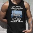 My Son Is On Uss Ronald Reagan Cvn Unisex Tank Top Gifts for Him