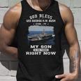 My Son Is On Uss Uss George H W Bush Cvn Unisex Tank Top Gifts for Him