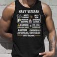 Navy Veteran - 100 Organic Unisex Tank Top Gifts for Him