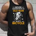 Never Underestimate An Old Man With A Bicycle V2 Unisex Tank Top Gifts for Him