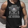 Never Understimate An Old Man Who Is Also A Us VeteranPng Unisex Tank Top Gifts for Him