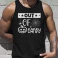 Out Of Candy Halloween Quote Unisex Tank Top Gifts for Him