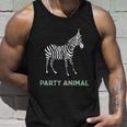 Party Animal Zebra Birthday Zebra Animal Birthday Unisex Tank Top Gifts for Him